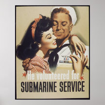 Unterwasserservice-Plakat