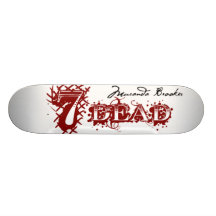 Unterzeichnungs-Brett des Künstler-7dead Personalisierte Skateboards
