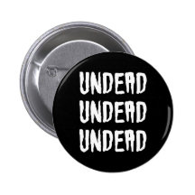 Untotes untotes untotes Goth Batcave Deathrock Button