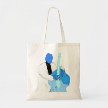 uprightbassplayerBlueWhiteversion Tasche