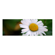 Upsy-Gänseblümchen [dünn] Visitenkartenvorlage