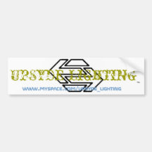 upsyde alter timey Stoßdämpfer Autoaufkleber