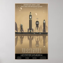 Uranus-Erholungshalt Posterdruck