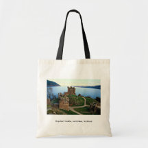 Urquhart Schloss, Loch Ness, Schottland Einkaufstasche