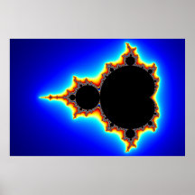 Ursprüngliches Mandelbrot Set 03 - Fraktal-Plakat
