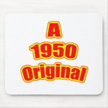 Ursprüngliches Rot 1950 Mousepads