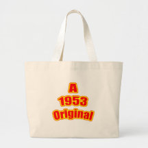 Ursprüngliches Rot 1953 Einkaufstaschen