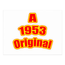 Ursprüngliches Rot 1953 Postkarte