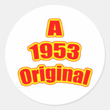 Ursprüngliches Rot 1953 Sticker