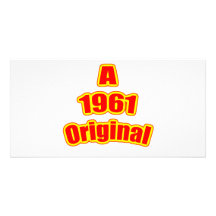 Ursprüngliches Rot 1961 Bild Karte