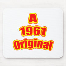 Ursprüngliches Rot 1961 Mousepad