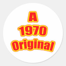Ursprüngliches Rot 1970 Stickers