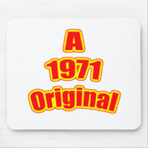 Ursprüngliches Rot 1971 Mousepads