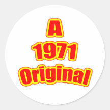 Ursprüngliches Rot 1971 Stickers