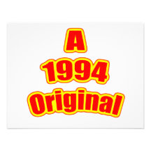 Ursprüngliches Rot 1994 Ankündigungen