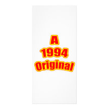 Ursprüngliches Rot 1994 Bedruckte Werbekarten