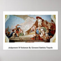 Urteil von Solomon durch Giovanni Battista Tiepolo Plakate