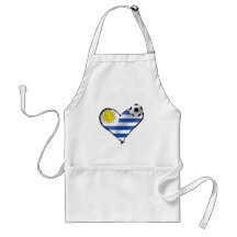 Uruguay-Flaggenfußball futbol te Amo-Geschenke Schürzen