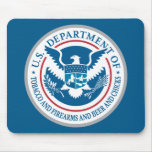 US-Abteilung des Tabaks und der Feuerwaffen und de Mousepad