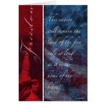 US Flagge - Freiheits-Statue Grußkarten