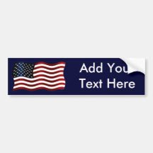 US-Flagge: Schaffen Sie Ihre Selbst Auto Sticker