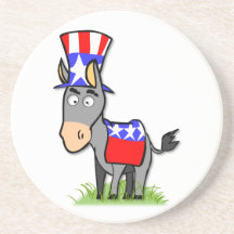 US-Wahl-Demokrat-Untersetzer