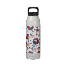 USA 4. von Juli-Symbolen Trinkflasche