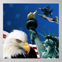 USA-COLLAGE PLAKAT