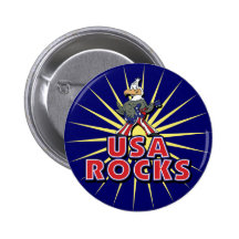 USA-Felsen Eagle Anstecknadel