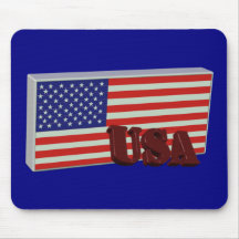 USA Flagge 3D Mauspads