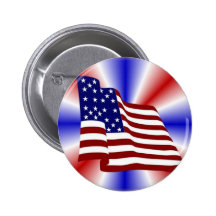 USA-Flagge Buttons