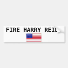 USA-Flagge-Groß, FEUER HARRY REID! Autosticker