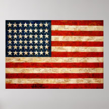 USA-Flagge Posterdrucke