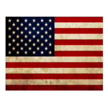 USA-Flagge Postkarten