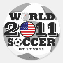 USA-Frauen-Fußball-Aufkleber 2011