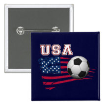 USA-Fußball Anstecknadel