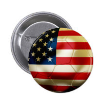 USA-Fußball Anstecknadel