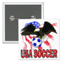 USA-FUSSBALL ANSTECKNADELBUTTONS