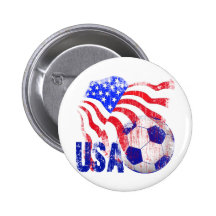 USA-FUSSBALL BUTTONS