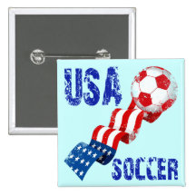 USA-FUSSBALL BUTTONS