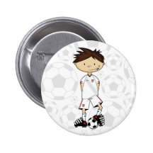 USA-Fußball-Jungen-Abzeichen Button