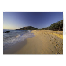 USA, Hawaii, Maui, Abdrücke im Sand, Makena Grußkarten