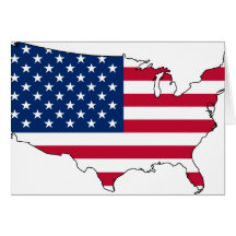 USA-Karte, Vereinigte Staaten kennzeichnen