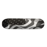 USA KENNZEICHNEN graue Skate-Plattform Skateboard Brett