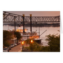 USA, Mississippi, Natchez. Natchez unter Grußkarten