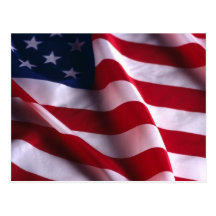 USA-nationale Flagge Postkarte