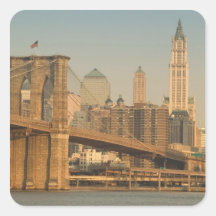 USA, New York, New York City, Manhattan: 9 Aufkleber