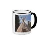 USA, South Dakota, traditioneller indischer Teepee Tee Haferl
