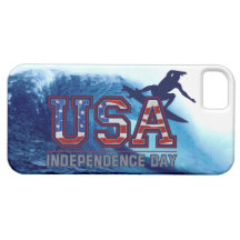 USA-Surfer-Unabhängigkeitstag iPhone 5 Fall iPhone 5 Schutzhülle