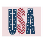 USA-US Flagge-Postkarte